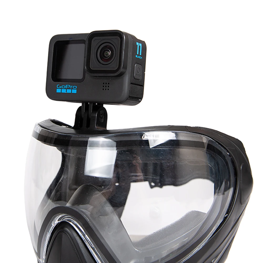 Sports Camera Bracket F1/F5 face mask can be securely fixed with six gold keys without shaking