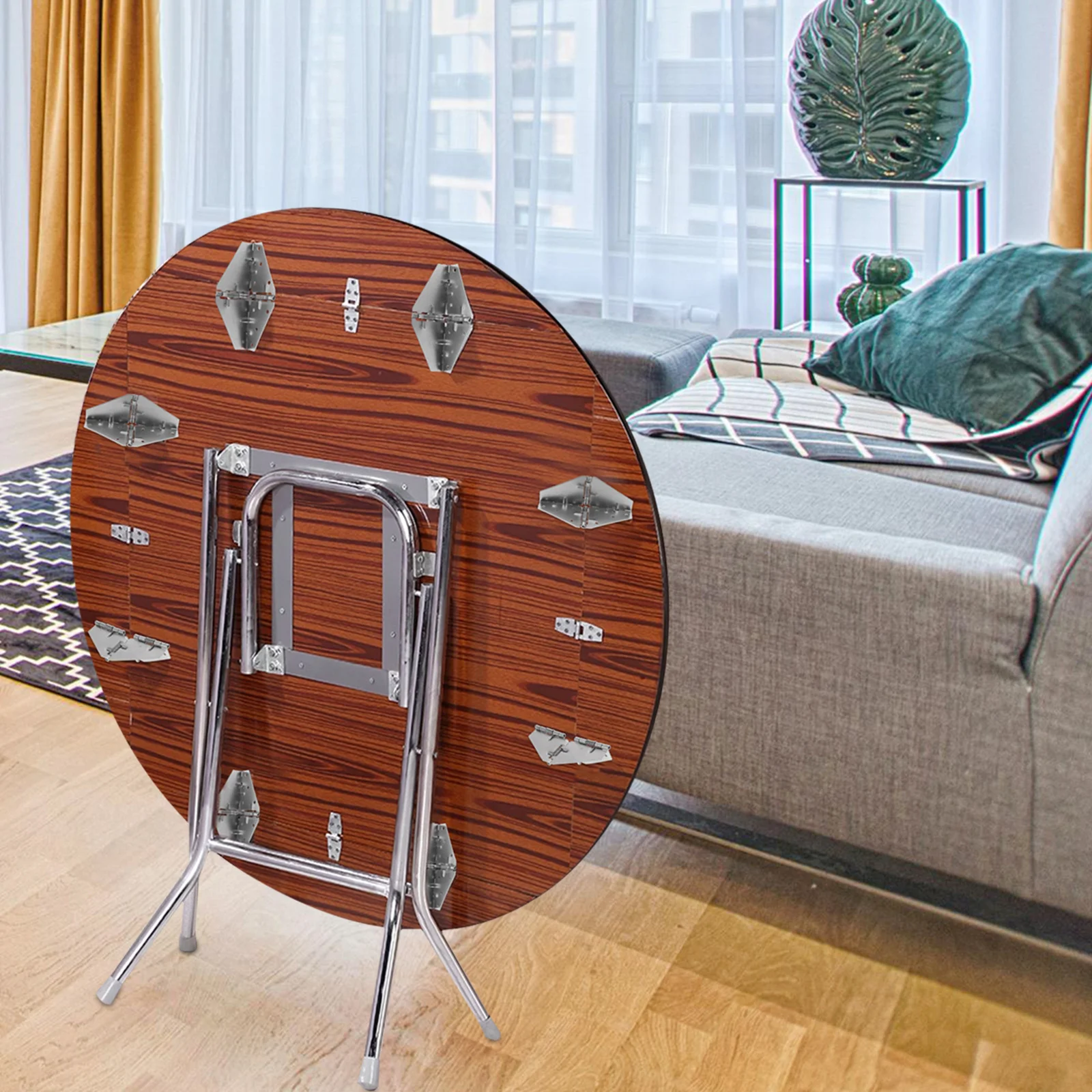 

1Set Flip Folding Table Hinge Sturdy Iron for Dining Table Small Cabinet Hatch Hinge Practical Furniture Accessory