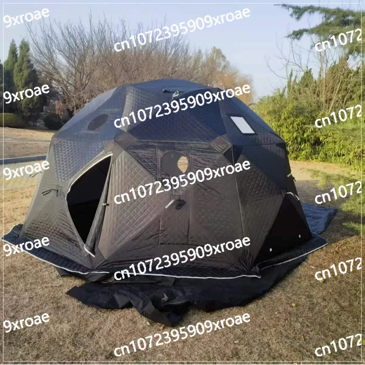 

5-6 Person Warm Dome Camping Tent Custom Outdoor Large Space Camping Cotton Insulated Winter Ice Fishing