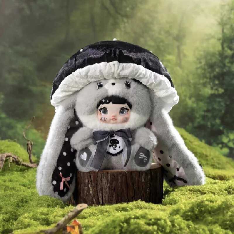 Nommi Nuomi милый маленький кролик плюшевая кукла слепая коробка 400% грибная шляпа серия модная игрушка в подарок для детей и коллекционеров