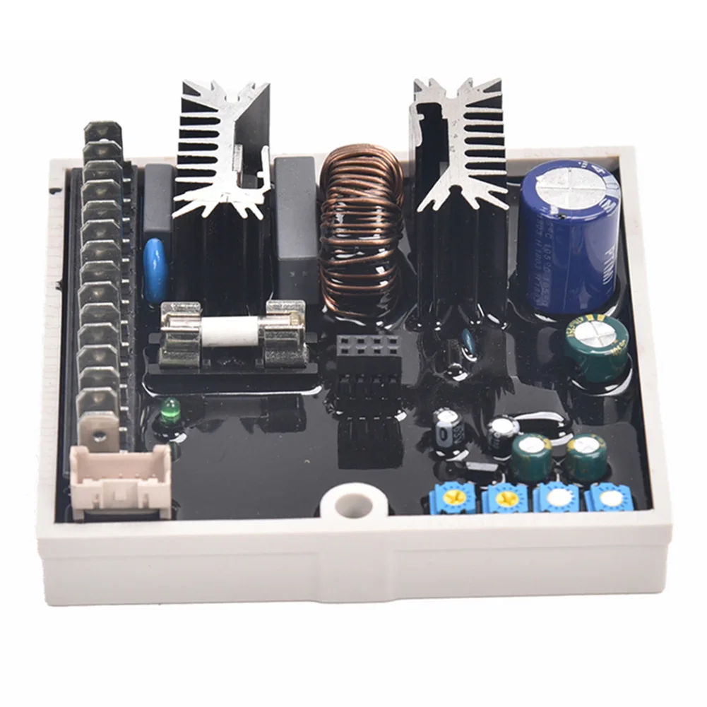 

Автоматический регулятор напряжения DSR AVR для генераторных установок Mecc Alte, поддерживает входное напряжение от 40В до 270В, диапазон частоты от 15Гц до 72Гц