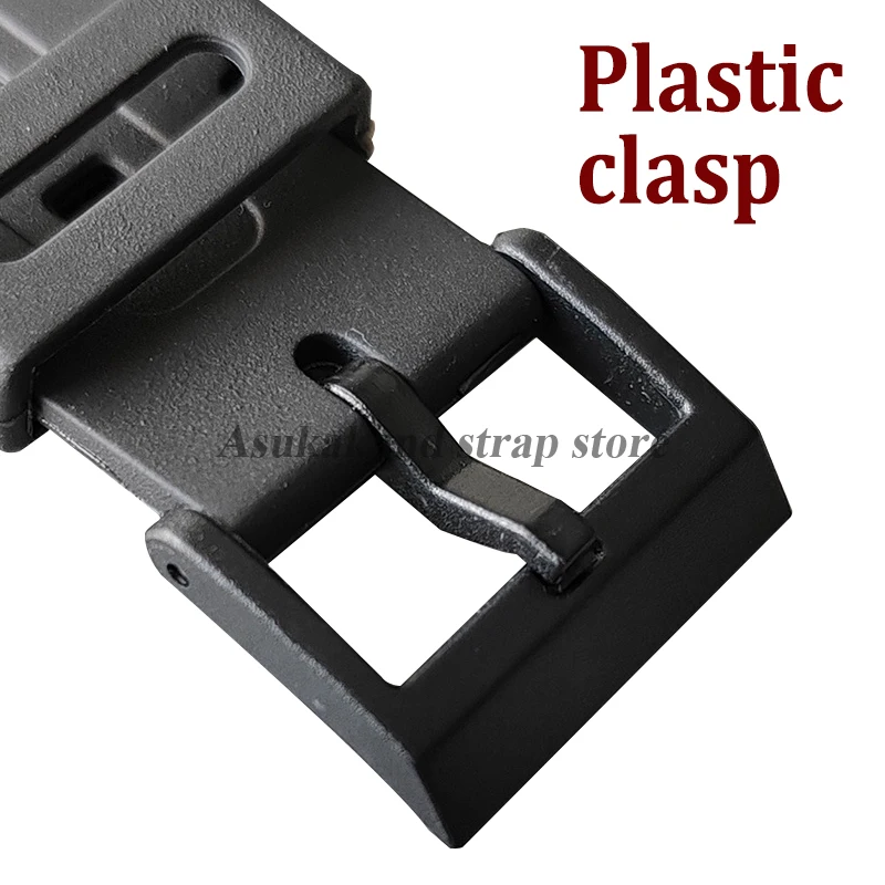 سيليكون حزام 20 مللي متر ل كاسيو ل W-720 W-722 W-741 WL-100 CA-53 CA-61 حزام (استيك) ساعة المطاط مشبك بلاستيكي الرياضة لينة الرجال معصمه