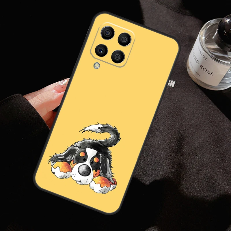 Bernese Mountain Dog Case For Samsung Galaxy M52 M32 M12 M53 M33 M23 M13 M51 M31 M11 M20 M30s M14 M34 M54 Cover