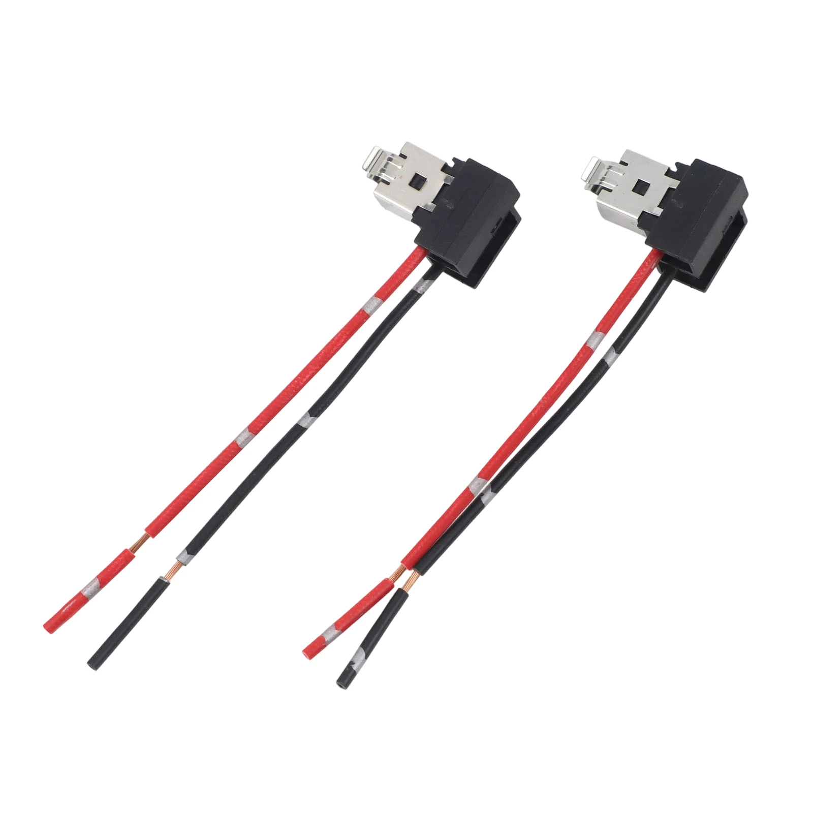 Black Car Headlight Connector Stable Performance Versatile Compatibility ABS Plastic Heat Resistant High Reliability