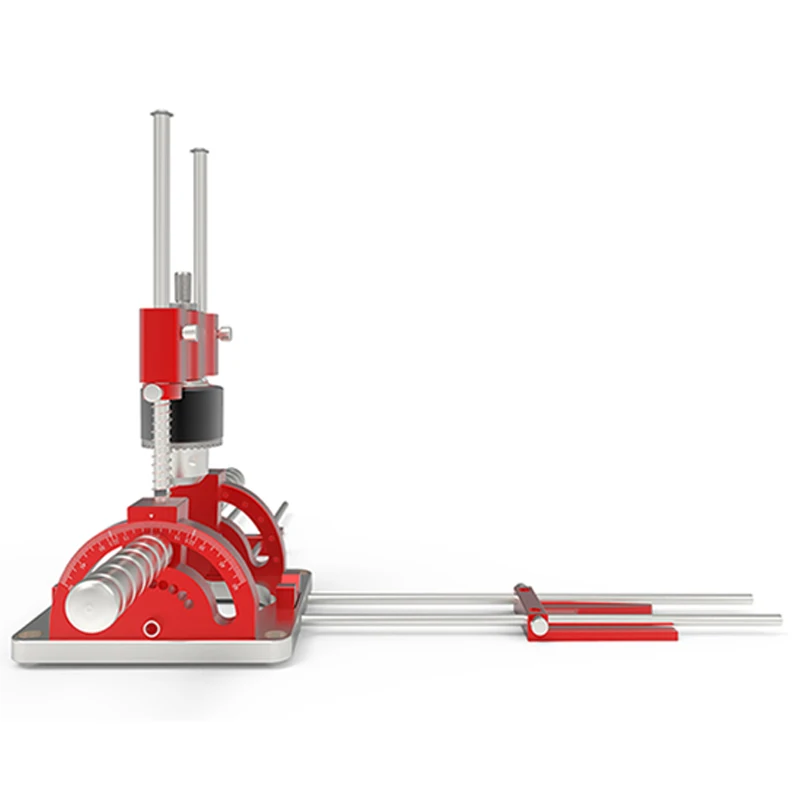 Imagem -05 - Carpintaria Multi-angle Drill Guide com Alças e Blocos de Posicionamento Hole Punch Locator Altura Ajustável Drilling Tool