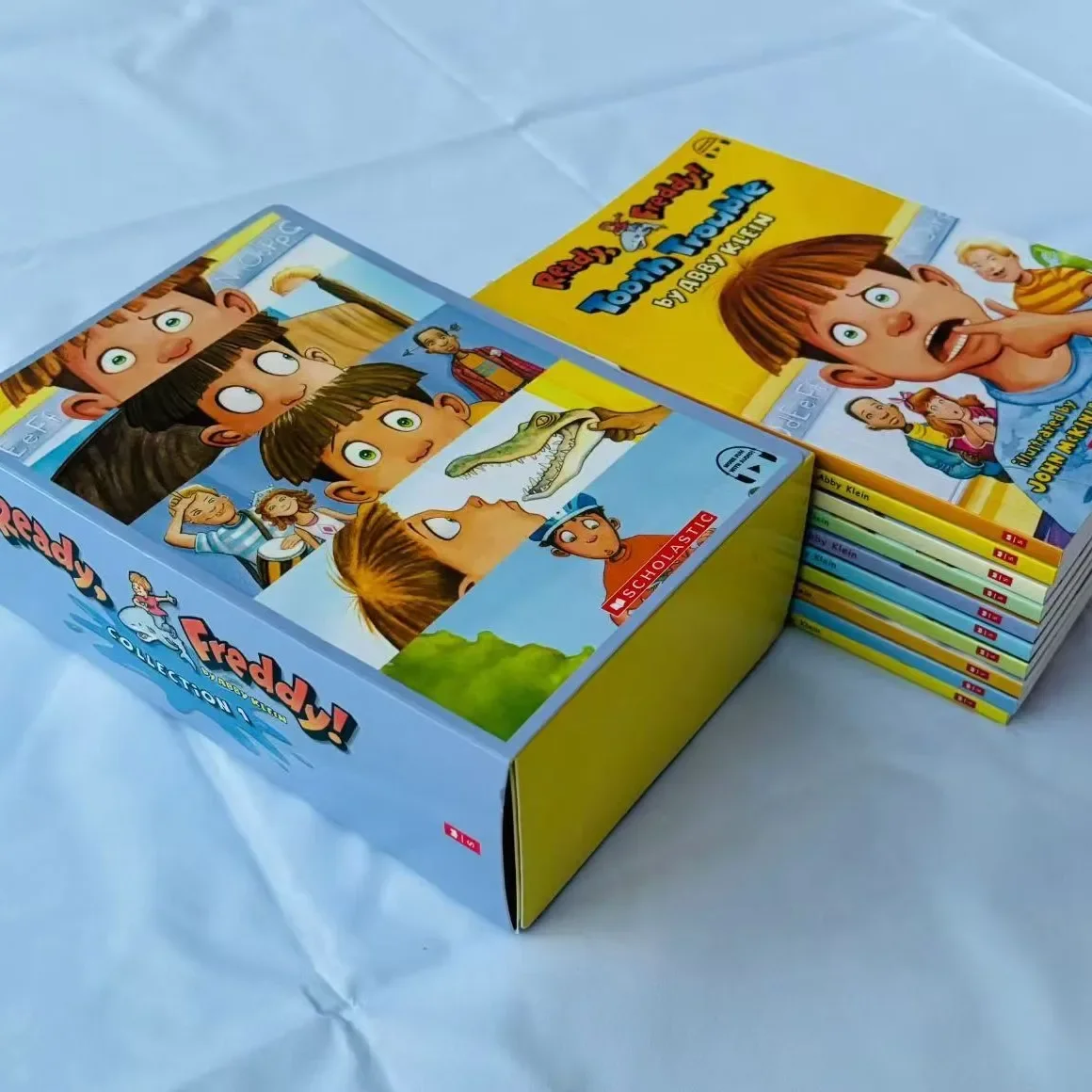 English Storybook For Freddy Chapter Novel Ready Freddy Collection English Edition Children's Picture Book 10 Volume Box