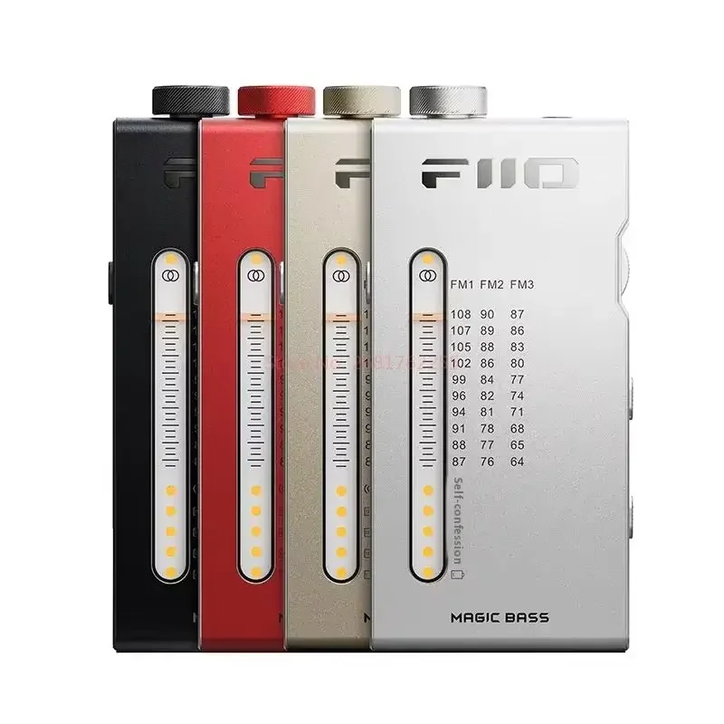 Fiio RR11 Portable Stereo Radio FM Headphone Amplifier with Si4831 Chip Analog PVR Tuning BASS 3D Sound Effects Custom Gifts