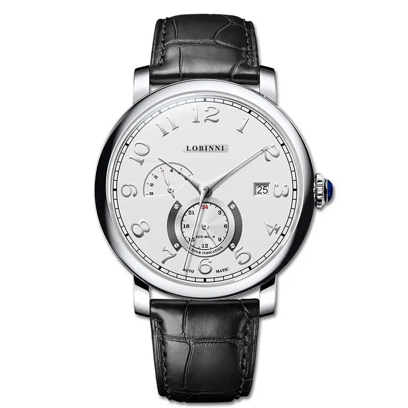 LOBINNI Men's Seagull Automatic Mechanical Watch Luxury Switzerland Brand Sapphire Crystal Multi-function Waterproof L9223