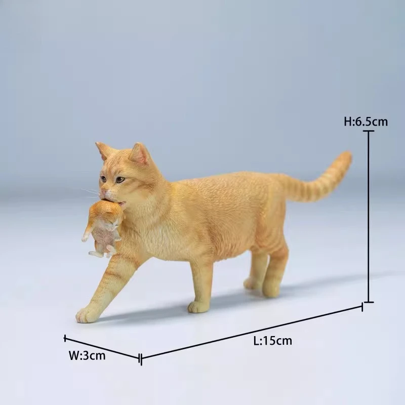

Предзаказ: Модель милого домашнего животного — кошка с котятами, масштаб 1/6, трендовая игрушка-фигурка