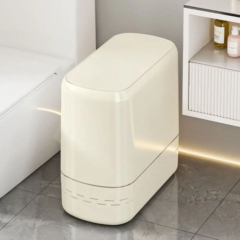 

Герметичное утолщенное ведро для хранения мусора с крышкой, водонепроницаемая корзина для мусора, пластиковое настольное мусорное ведро для ванной комнаты