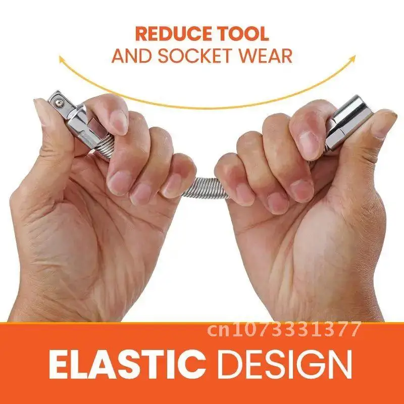 

Flexible Extension Bar Shaft Set 1/4 3/8 1/2 Socket Wrenches Drive Head Electric Wrench Sleeve Universal Extension Rod Bendable