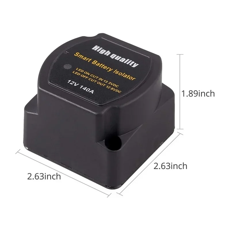 12V 140A Voltage Sensitive Relay Battery Isolator Automatic Charging Relay Car Accessories Car Battery Relay