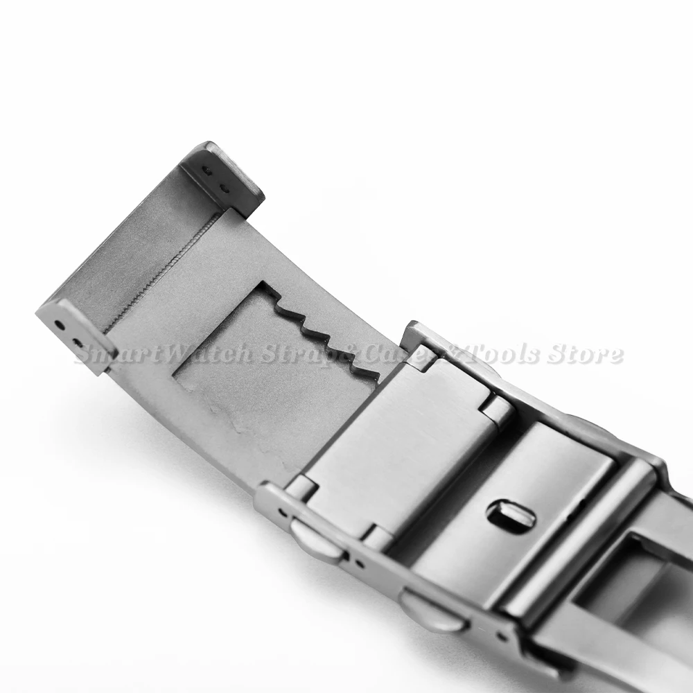 ตัวล็อคสายนาฬิกา 18 มม. 20 มม. 22 มม. สแตนเลส 316L ปรับได้ ปุ่มนาฬิกาแบบด้าน ตัวล็อคโลหะแบบยืดได้ อุปกรณ์เสริมนาฬิกา