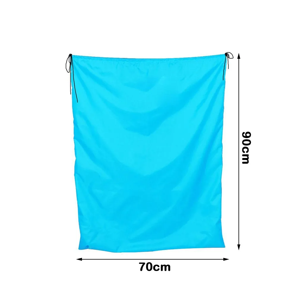 Portable Waterproof Drawstring Sack Large Capacity Super Large Clothes Storage Bag Reusable Oxford Cloth Laundry Bags