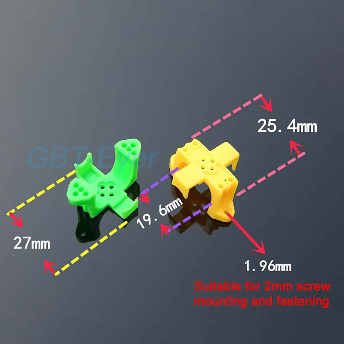 10Pcs Plastic 130 Motor Mount Clip Cross Motor Mounting Bracket Toy Motor Fasteners Yellow/Green Installation Fixed Clips
