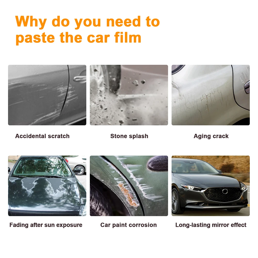 فيلم الرؤية الخلفية للسيارة لمازدا 3 2019-2025 B C أعمدة الطلاء حماية ملصق المضادة للخدش الخارجي بولي TPU PPF إصلاح شفاف #5