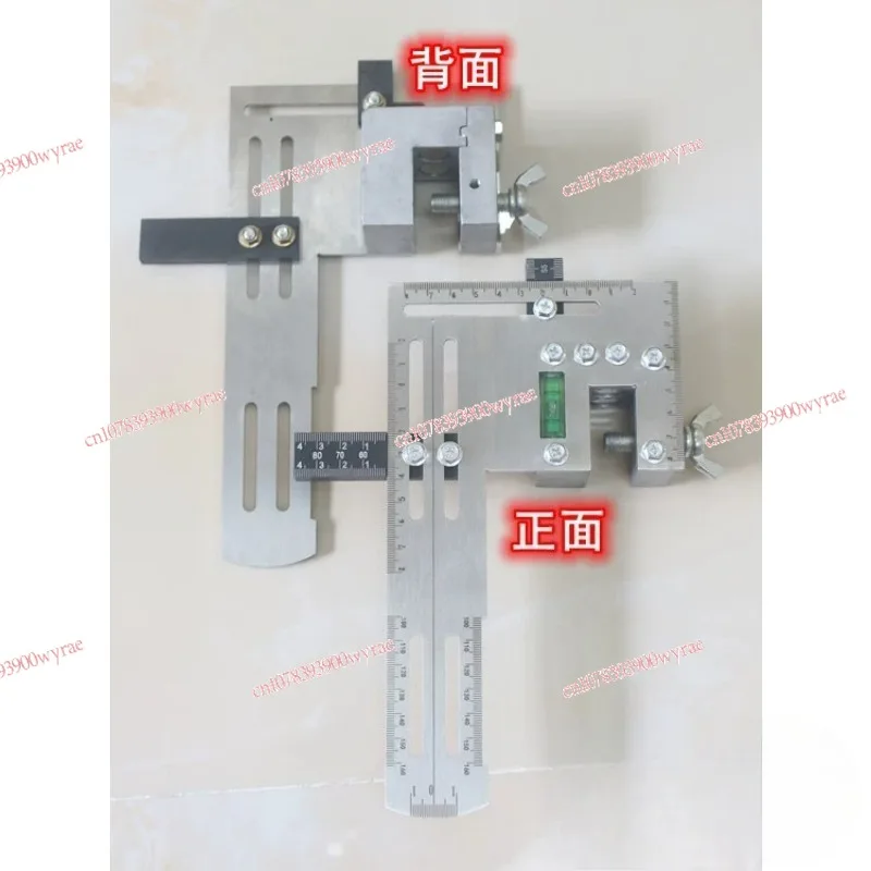 Villa card board, elevator rail calibration ruler, guide rail positioning ruler, elevator guide rail calibration instrument