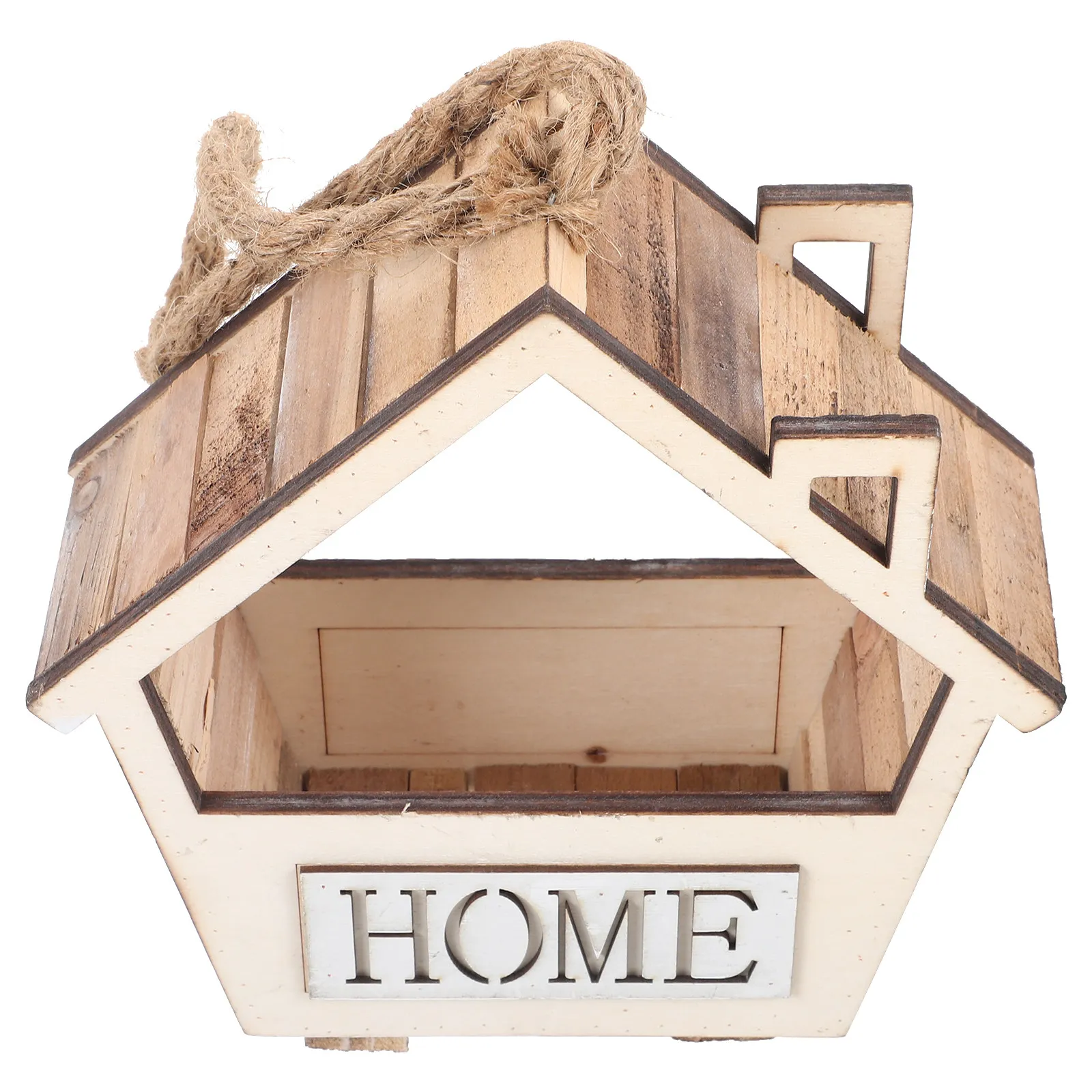 Wooden Wall Mounted Hanging Planter for Indoor Plants Creative Vintage Decorative Flowerpot Space Saving Wall Plant Holder