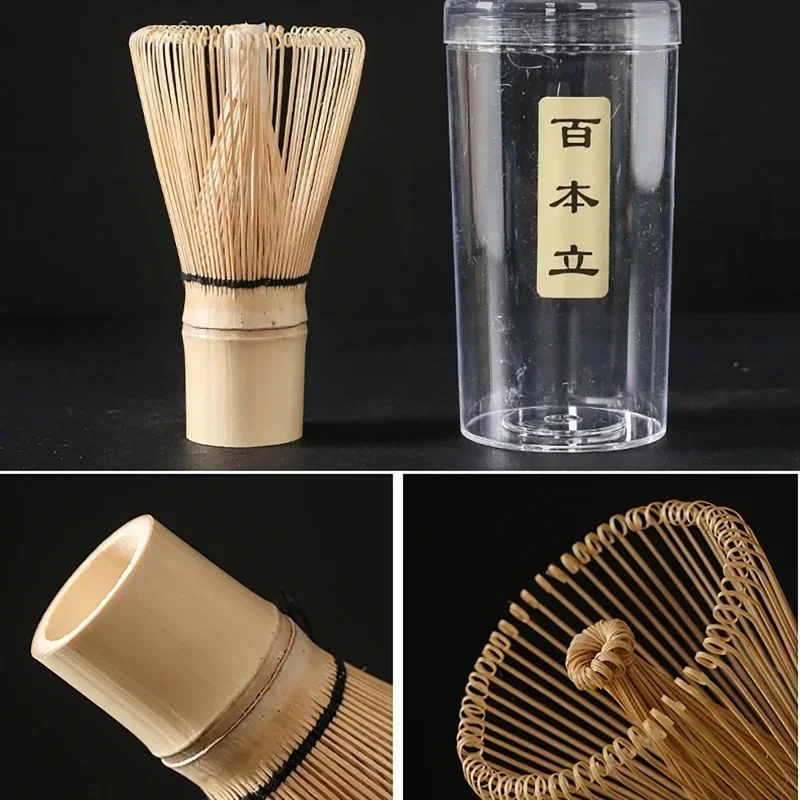 Juego de té Matcha de 4/7 Uds., batidor de bambú, cuchara de cristal, cuenco Matcha, herramientas tradicionales para hacer té hechas a mano para interiores, Kit Matcha japonés