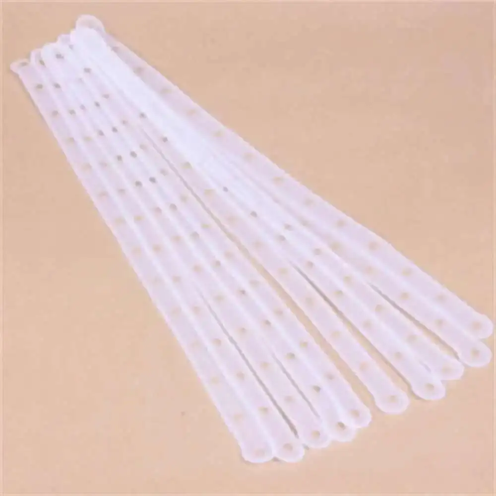 50 Pcs Transparent Hanger Connectors For Fashion Stores Suits Coats Pant Hanger Strips Extention