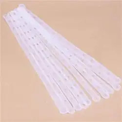 50 Pcs Transparent Hanger Connectors For Fashion Stores Suits Coats Pant Hanger Strips Extention