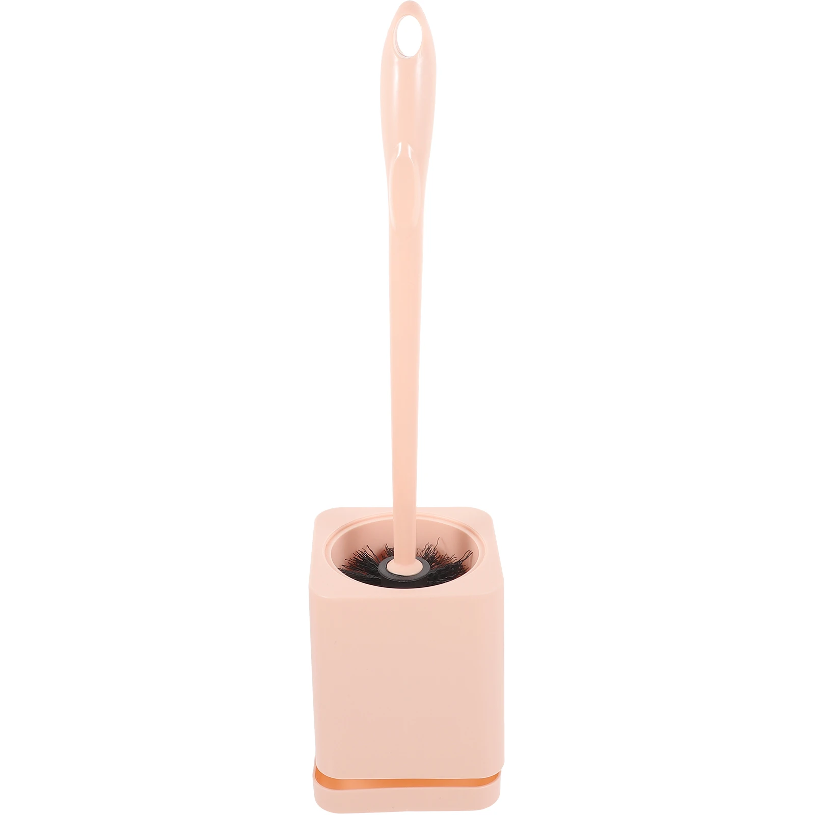 

Long Handle Toilet Brush With Base Toilet Urinal Brush Home Bathroom Hotel Cleaning Accessories for Home Bathroom (Pink)