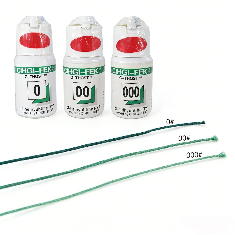 Buy 3 Get 2 Free Braided Dental Retraction Cord, Gum Retraction Line for Precise Clear Impressions, Clinic Use