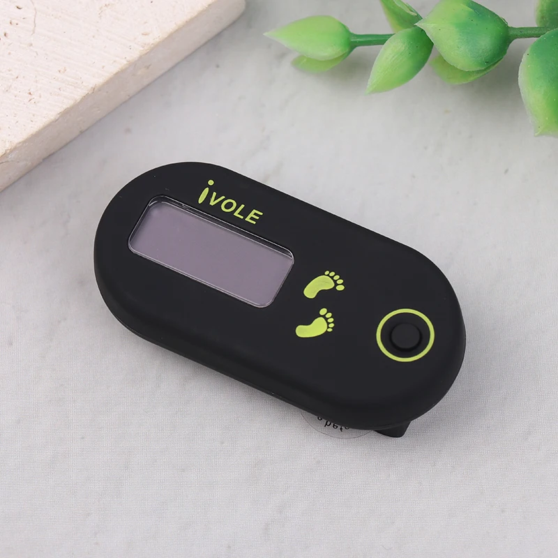 디지털 보수계 3D 휴대용 간단한 미니 스텝 카운터 스포츠 용품 달리기 단일 기능 전자 운동용 남성 여성