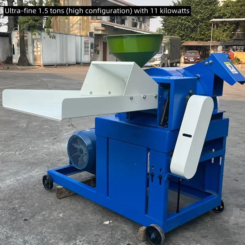 2025 380V Commercial Fresh Grass Superfine Wet Corn Straw Beater Large Equipment for Green Feed Breeding