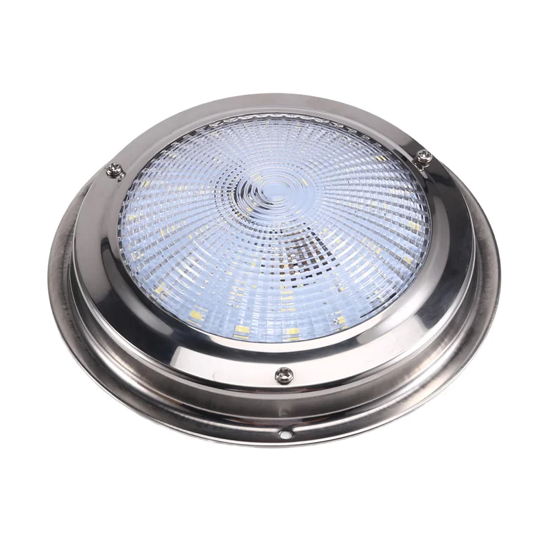 

Аксессуары для лодок, светодиодный потолочный купольный светильник для автодома, IP65, водонепроницаемое внутреннее освещение, 12 В-24 В, 42 светодиода, морская лампа