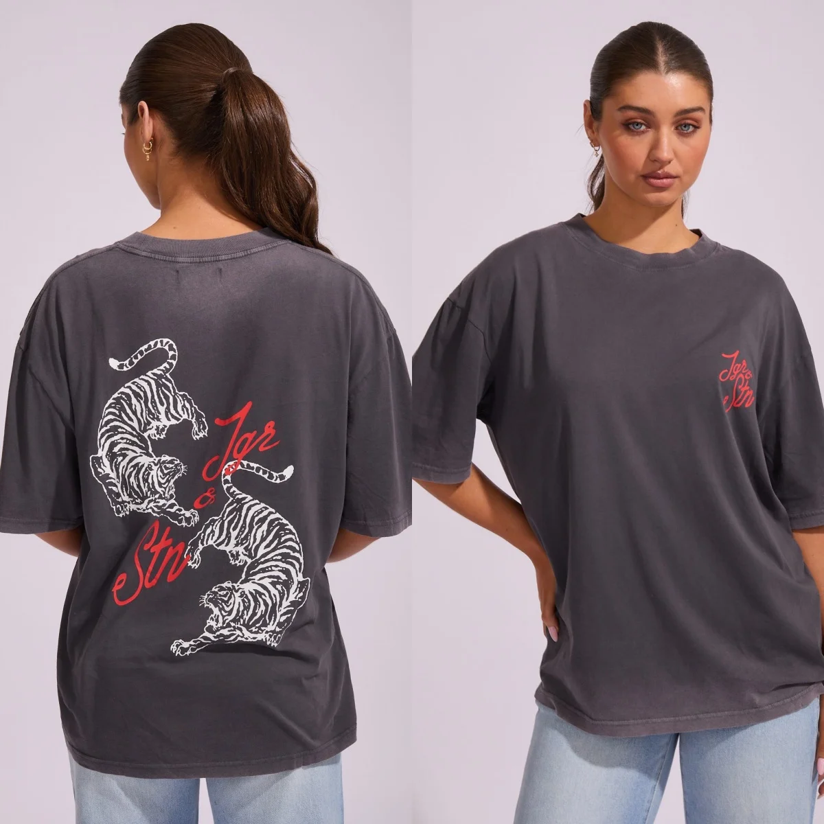 Green Python Record Oversized T-Shirt Cotton Graphic Tee Men Women Summer Streetwear