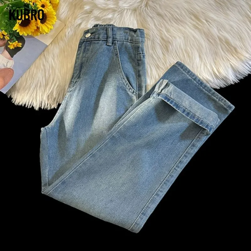 

Высококачественные осенне-зимние мужские узкие прямые джинсы 7, клорос, деловые повседневные модные свободные удобные стильные мужские брюки