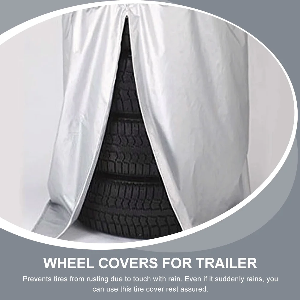 Car Tire Protector RV Truck Tyre Cover Wheel Tire Cover Zipper Tyre Cover