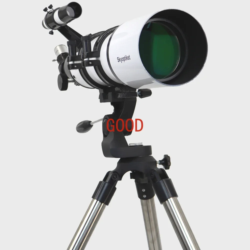 Refractor Telescope - Refractor Telescope for Beginners - Fully-Coated lens - Adjustable-Height Tripod