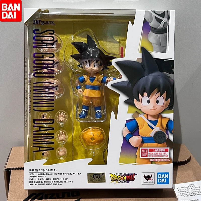 Bandai S.H.Figuarts Dragon Ball Daima Son Goku Mini 1/12 Action Doll Collectible Anime Figure Model Toy Birthday Xmas Gifts