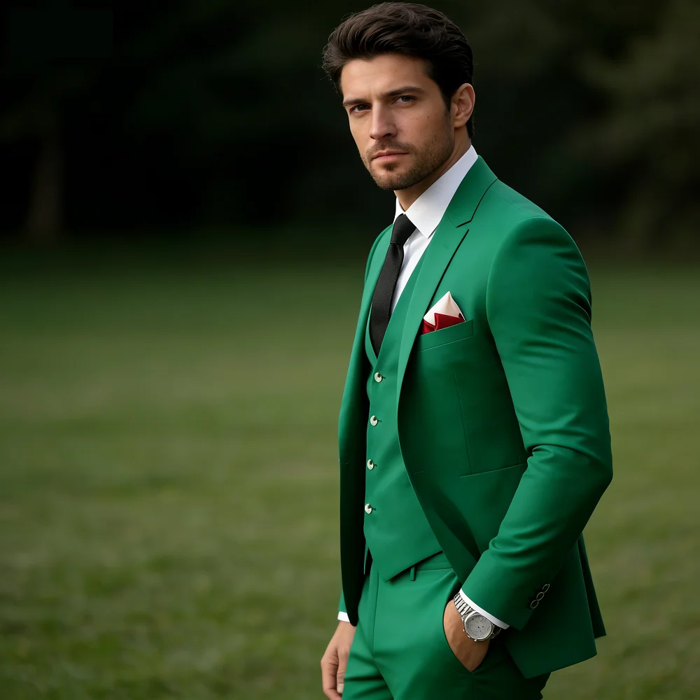 

Новый розовый мужской свадебный костюм-тройка Novo Pink Tuxedo, пошитый на заказ, однобортный, приталенный (jaq)