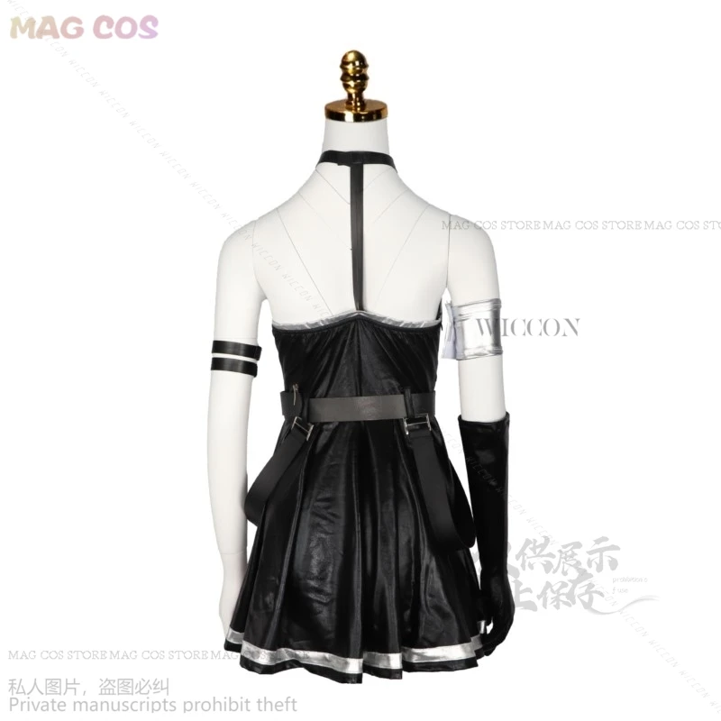 Mulheres Frieren Samambaia Anime Vestido preto, além de viagem, Halloween, Festa de Carnaval Roupas, Ubel Cosplay Traje, Lolita