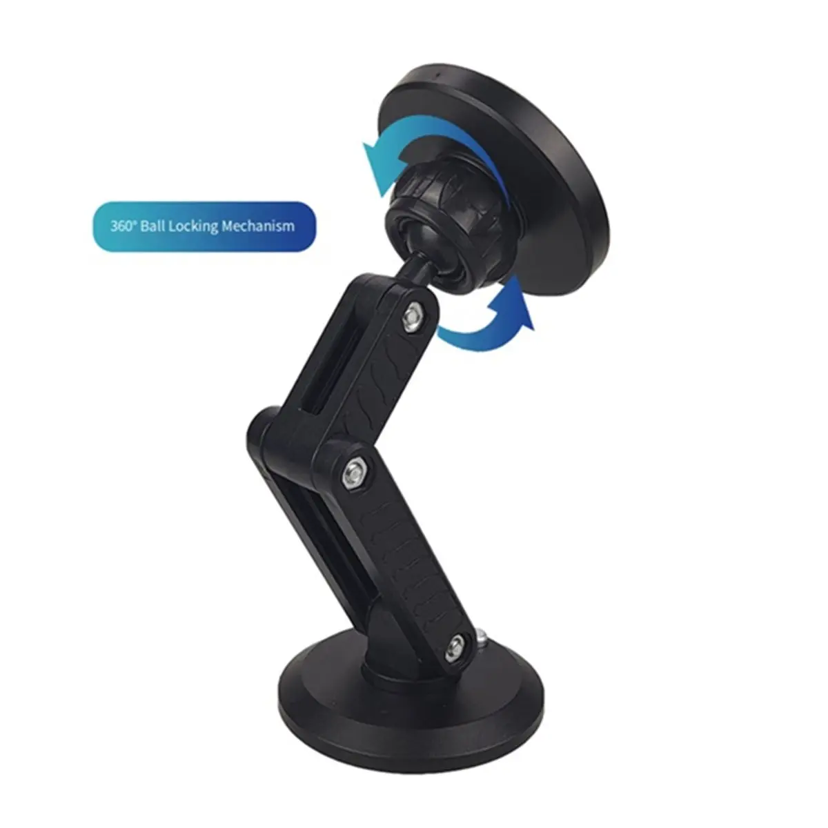 [VALUE PACK]Adjustable Magnetic Stand for Split Keyboards Phones Tablets & PCs 360-Degree Rotation Adjustable Black