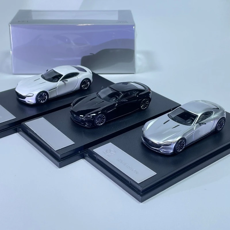 For Rhino RM1:64 concept car Mazda MAZDA RX-VISION double door version alloy car model simulation ornament