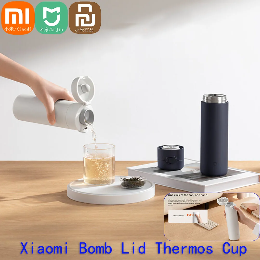 

Xiaomi Mijia Smart Thermos bottle Cup 3 480ML Keep Warm/Cold Water Birthday Gift For Boy Girl Friend Woman Travel Vacuum Mug