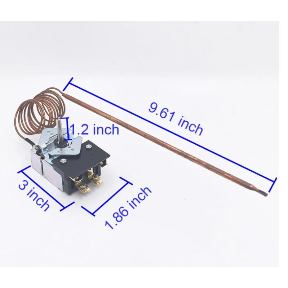 Thermostat Controller Switch SA46536 Compatible with For Electric Frying Pans Temperature Range 100 to 450 Degrees Fahrenheit