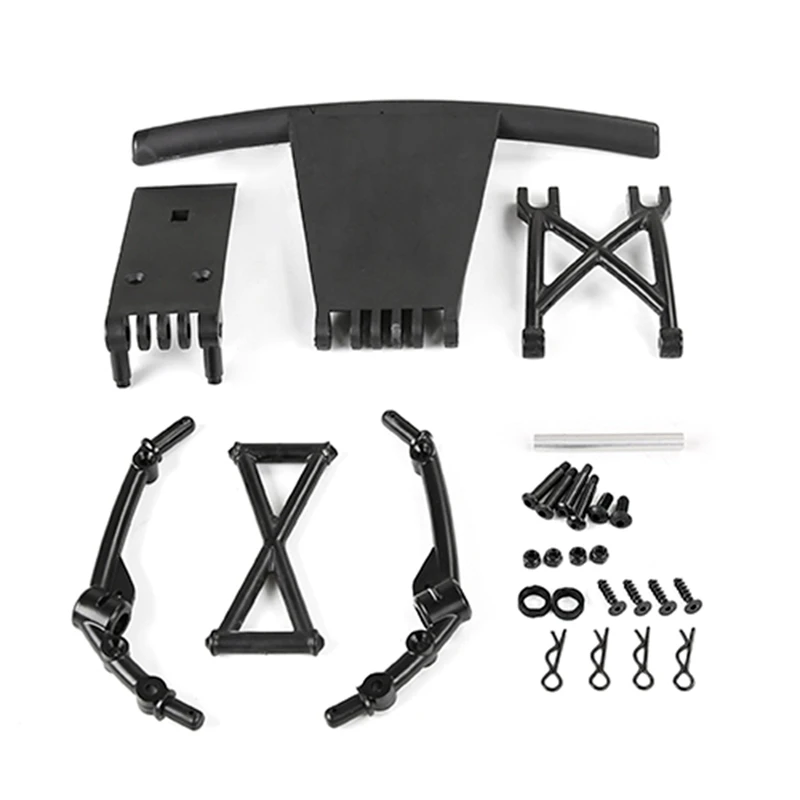 Front Anti-Collision Kit For 1/5 HPI ROFUN BAHA ROVAN KM BAJA 5B Upgrade 5SC Toys PARTS,Black