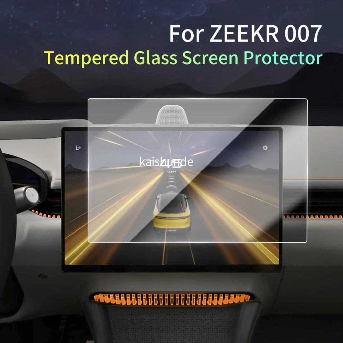 Car Stickers Meters Protector For 26 ZEEKR 007 Tempered Glass Protective Film Display Navigation Vehicle