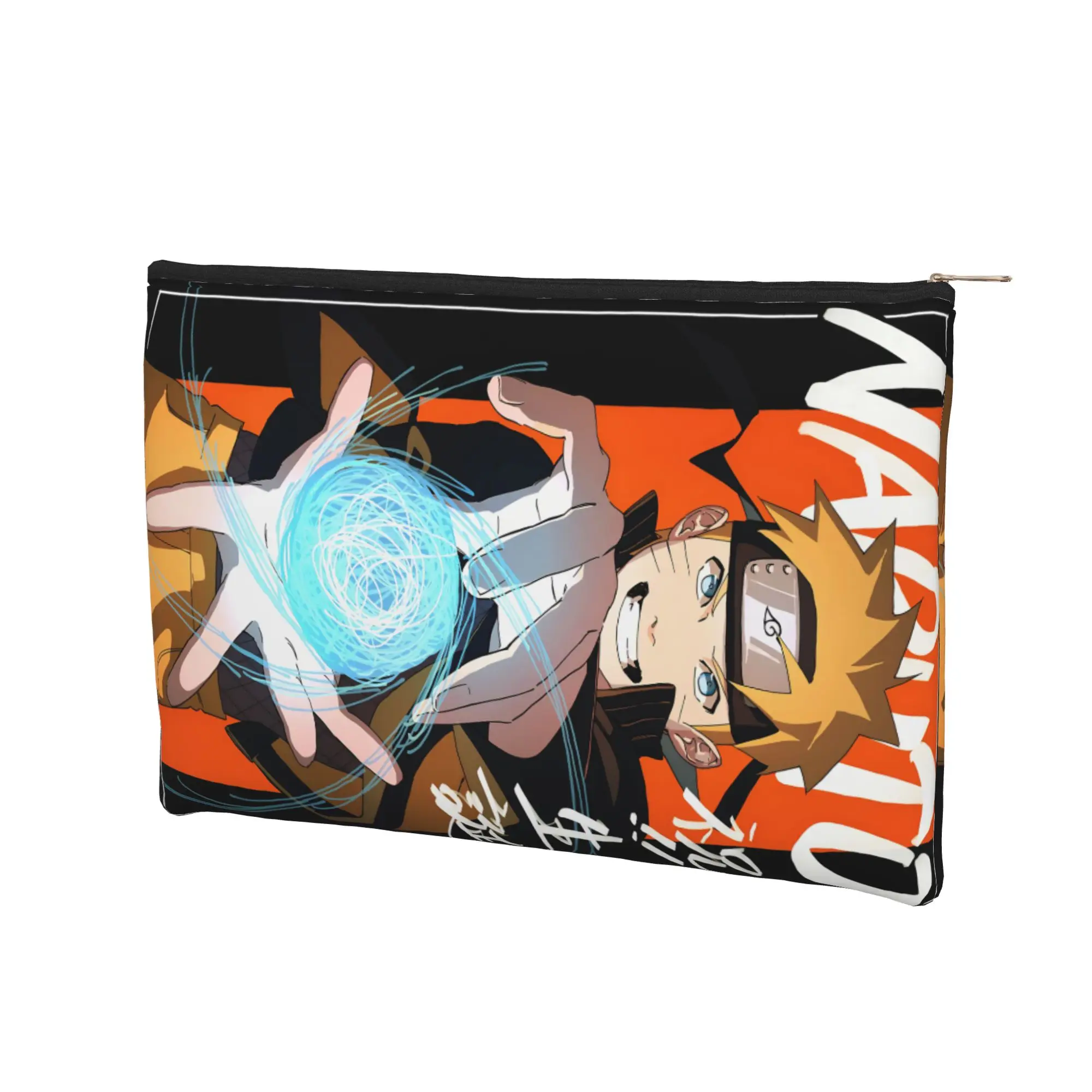 anime Stylish Cute pouch Naruto anime comic Makeup Bag  Toiletry Bag with Zipper Wash Bag