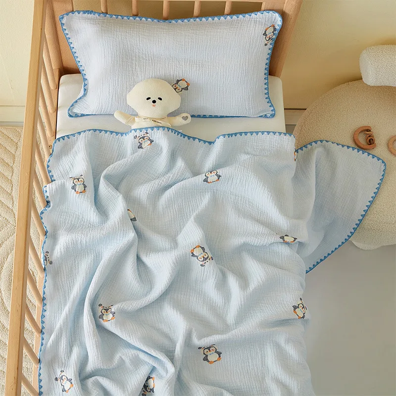 Verão cobertor do bebê recém-nascido algodão macio swaddle envoltório cobertor meninos meninas infantil recebendo cobertor para berço colcha toalha de banho