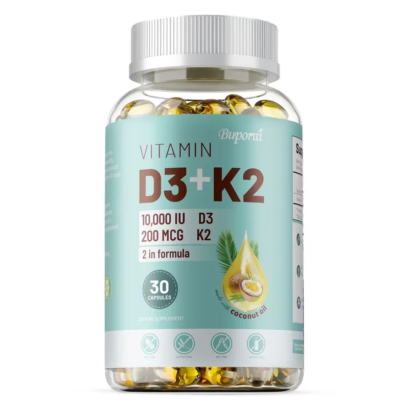 VITAMIN D3&K2 - Nerve, Muscle, Heart, Bone and Dental Health, Immune System HealthSupplements
