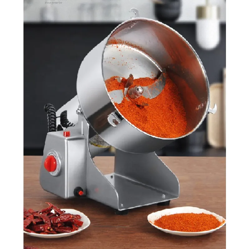 US 110 Volt Powered Dry Granulating Unit, Light Constructed Body, Processes Dried Cereal and Fragrant Botanic Materials