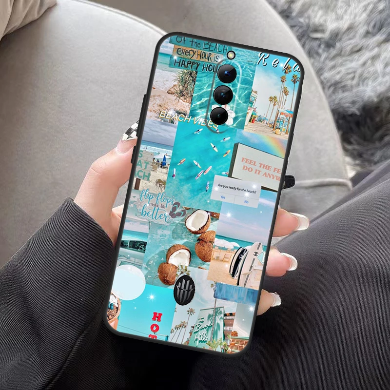 비치 바이브 케이스, Nubia Red Magic 8 Pro Plus 커버, ZTE Redmagic 7 7S 6S 6 Pro 5s 5G 6R funda용