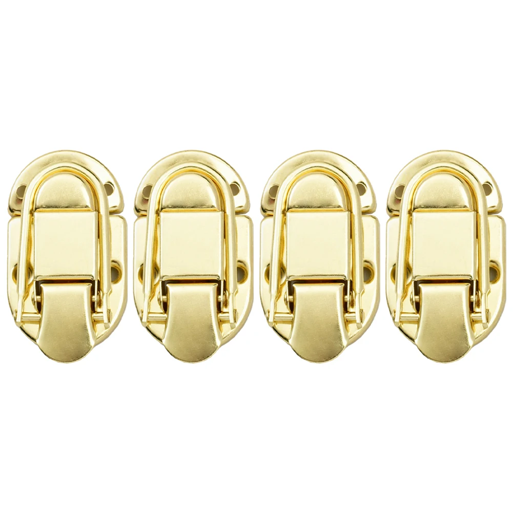 Craft Projects Yellow Hasp Latch Clasp Decorative Hasp For Jewelry Accessory Furniture Closure Charming Design