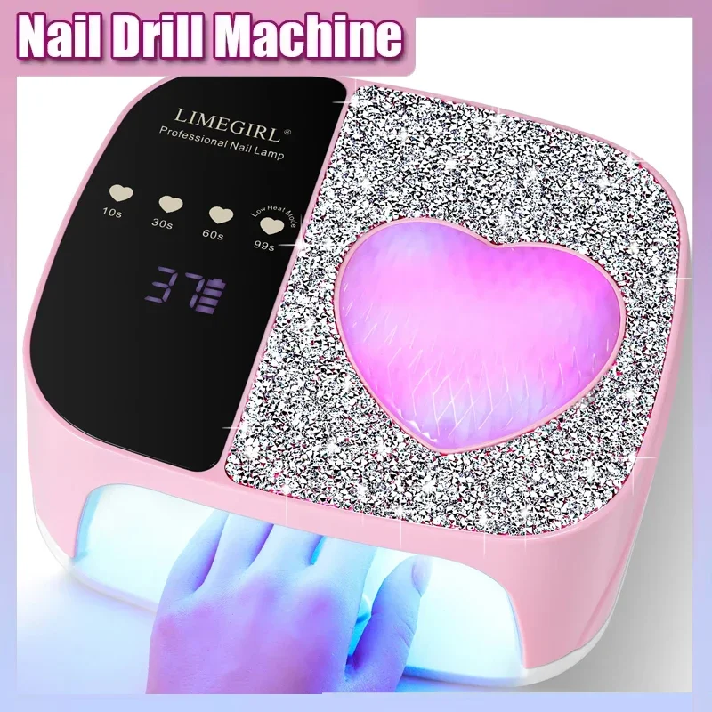 

Беспроводная УФ-светодиодная лампа для сушки ногтей, 36 светодиодов, перезаряжаемая лампа для сушки ногтей для УФ-гель-лака и акриловых ногтей, косметическое оборудование